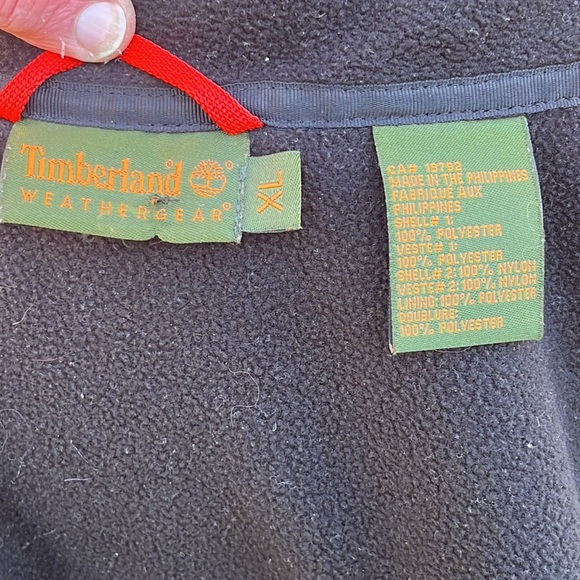 Timberland Weather Gear fleece & nylon jacket XL - Picture 8 of 8